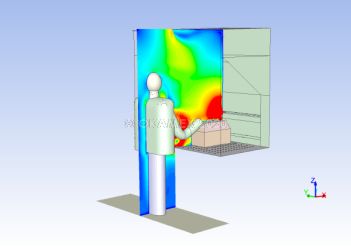 Bild CFD-Simulation Stofferfassung Arbeitsplatz