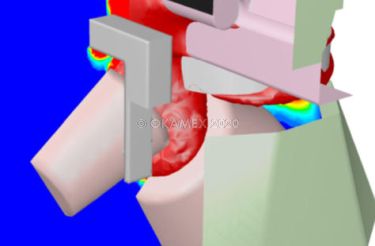 Bild CFD-Simulation Stahlwerk